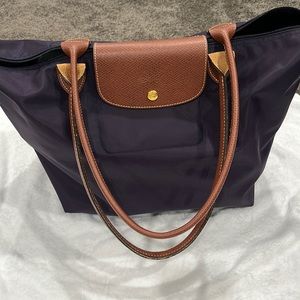 longchamp le pliage large bilberry